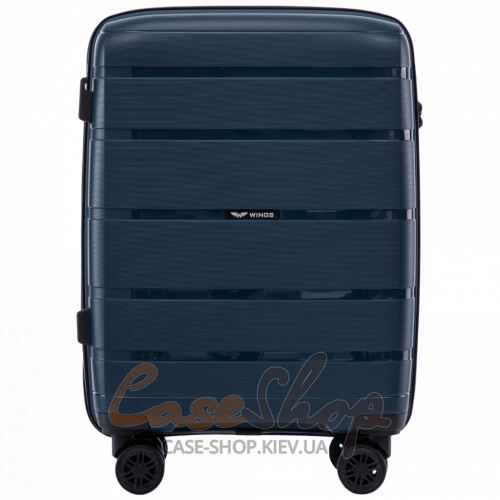Валіза мала 4 колеса HWF01/S 2.0 blue WINGS (Польща)