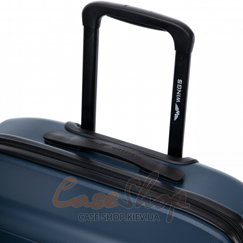 Валіза середня 4 колеса HWF01/M 2.0 blue WINGS (Польща)