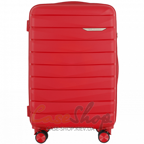 Чемодан средний 4 колеса DQZ01/M wine red WINGS (Польша)