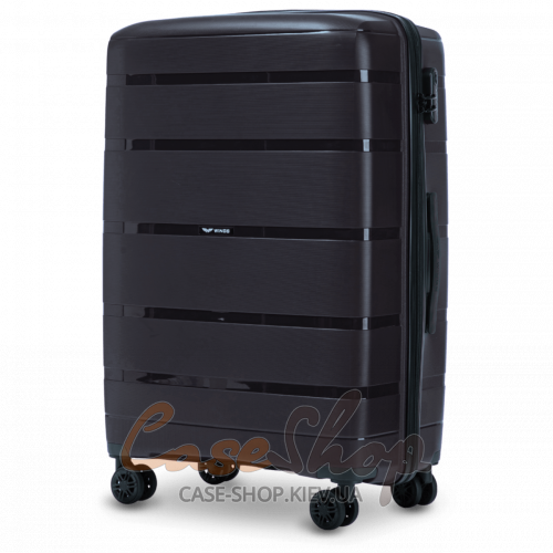 Комплект валіз HWF01 2.0 black WINGS (Польща)