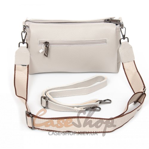 Сумка кожаная 99105-2 beige