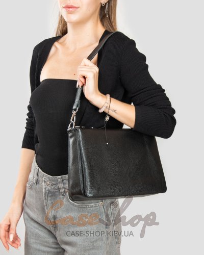Сумка кожаная 2087 black
