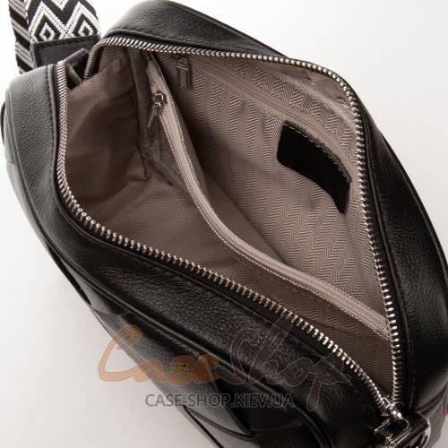 Сумка кожаная 6616 black