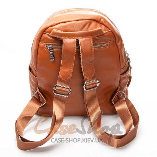 Сумка-рюкзак шкіряна 8635 camel