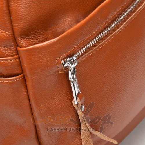 Сумка-рюкзак шкіряна 8635 camel