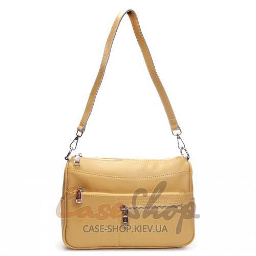 Сумка кожаная 2041-9 yellow