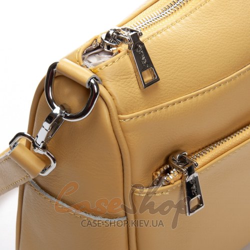 Сумка кожаная 2041-9 yellow