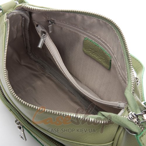 Сумка кожаная 2041-9 green