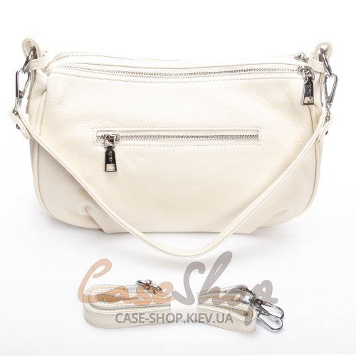 Сумка кожаная 3018 white
