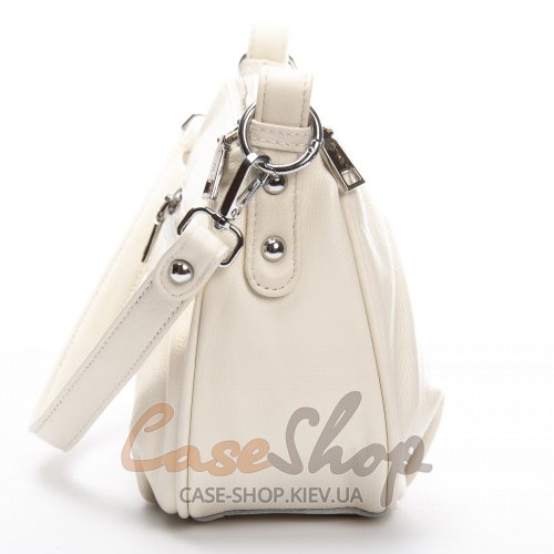 Сумка кожаная 3018 white