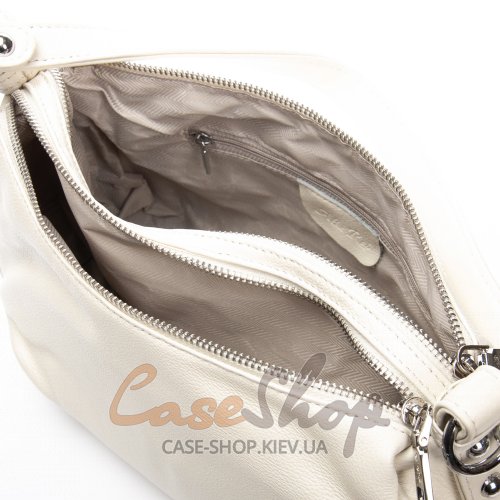 Сумка кожаная 3018 white