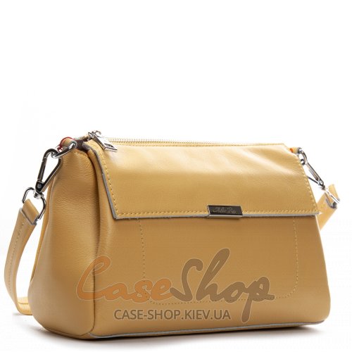 Сумка кожаная 8721-9 yellow