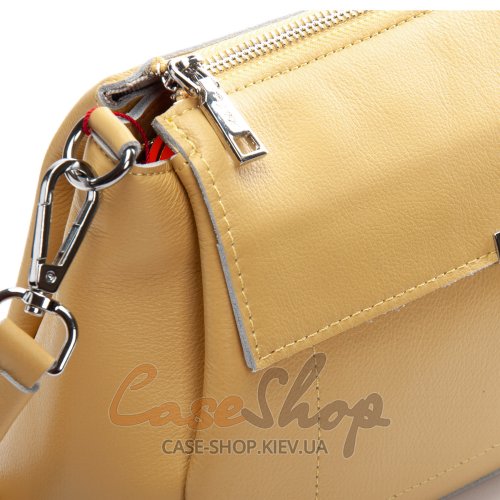 Сумка кожаная 8721-9 yellow