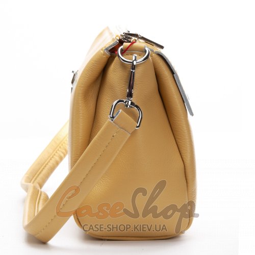 Сумка кожаная 8721-9 yellow