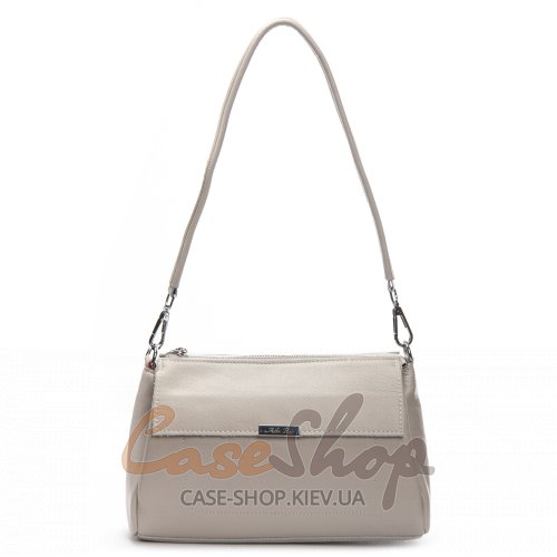 Сумка кожаная 8721-9 grey