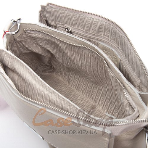 Сумка кожаная 8721-9 grey