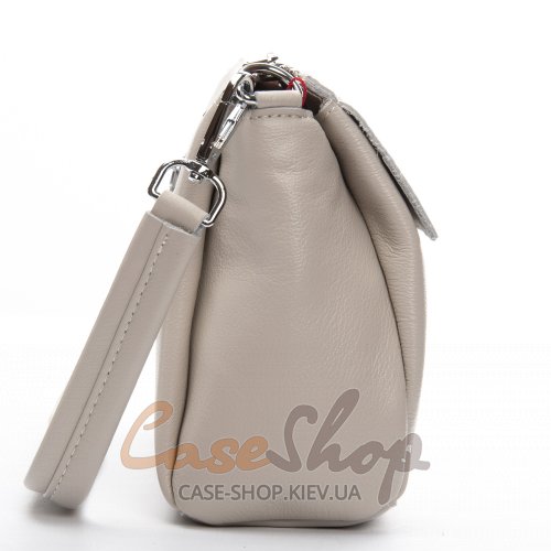 Сумка кожаная 8721-9 grey