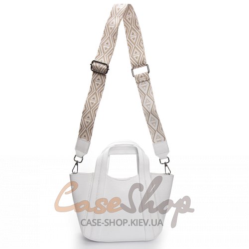Сумка кожаная 97718-9 white