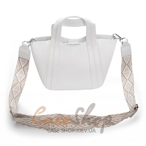 Сумка кожаная 97718-9 white