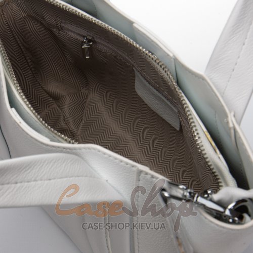 Сумка кожаная 97718-9 white