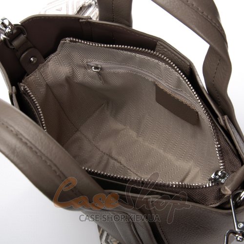 Сумка шкіряна 97718-9 l.grey
