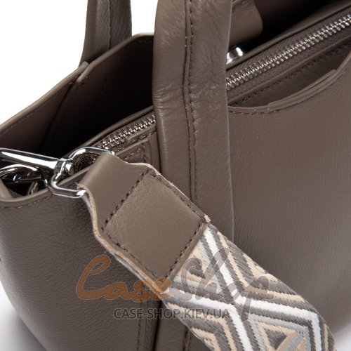 Сумка шкіряна 97718-9 l.grey