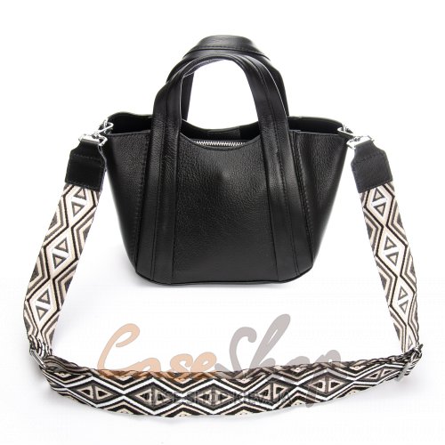 Сумка кожаная 97718-9 black