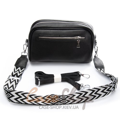 Сумка кожаная 3232 black