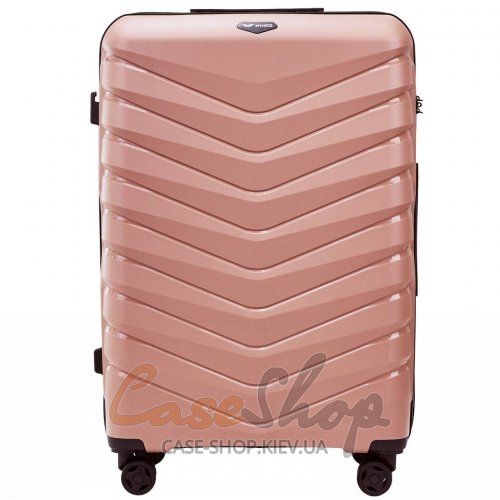 Чемодан большой 4 колеса PHX01/L 2.0 rose gold WINGS (Польша)