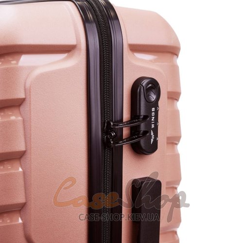 Валіза середня 4 колеса PHX01/M 2.0 rose gold WINGS (Польща)