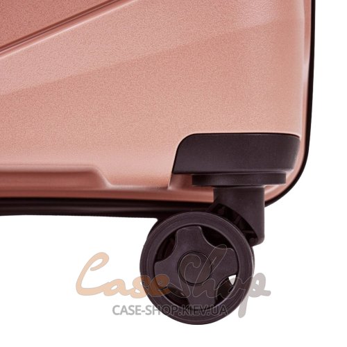 Чемодан малый 4 колеса PHX01/S 2.0 rose gold WINGS (Польша)