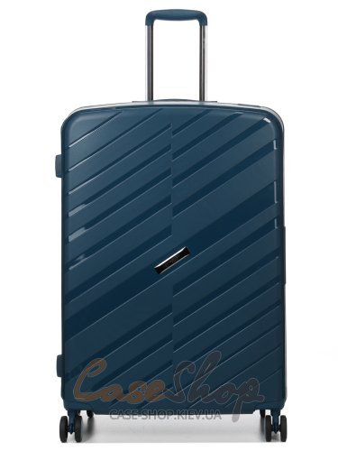 Чемодан большой 4 колеса 229/L синий Airtex (Франция)
