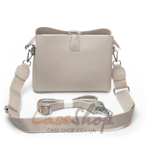 Сумка кожаная 99119 beige