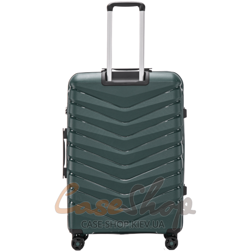Чемодан большой 4 колеса PHX01/L New blackish-green WINGS (Польша)