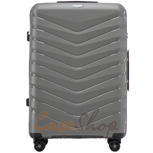Валіза велика 4 колеса PHX01/L New dark-grey WINGS (Польща)