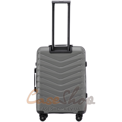 Чемодан средний 4 колеса PHX01/M New dark-grey WINGS (Польша)