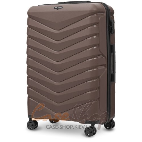 Валіза велика 4 колеса PHX01/L 2.0 brown WINGS (Польща)