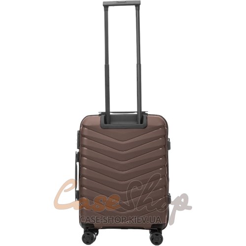Чемодан малый 4 колеса PHX01/S 2.0 brown WINGS (Польша)