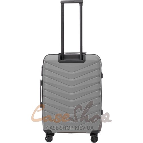 Чемодан средний 4 колеса PHX01/M 2.0 grey WINGS (Польша)