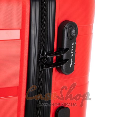 Валіза велика 4 колеса HWF01/L 2.0 red WINGS (Польща)