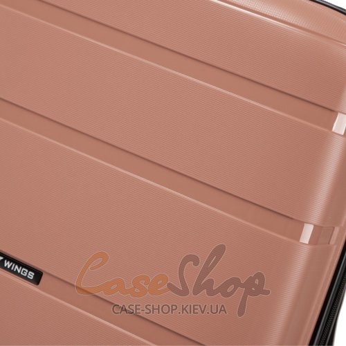 Комплект чемоданов HWF01 2.0 rose gold WINGS (Польша)