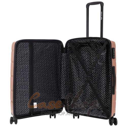 Чемодан большой 4 колеса HWF01/L 2.0 rose gold WINGS (Польша)