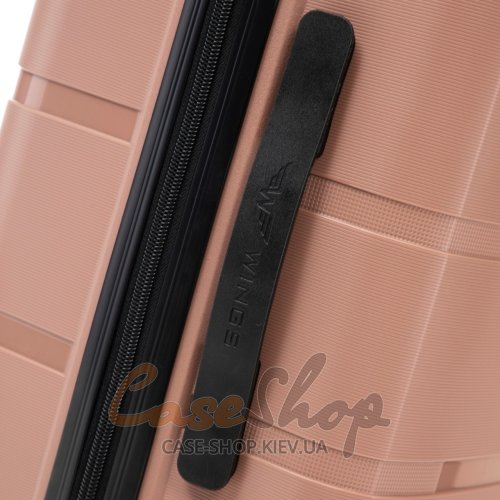 Валіза середня 4 колеса HWF01/M 2.0 rose gold WINGS (Польща)