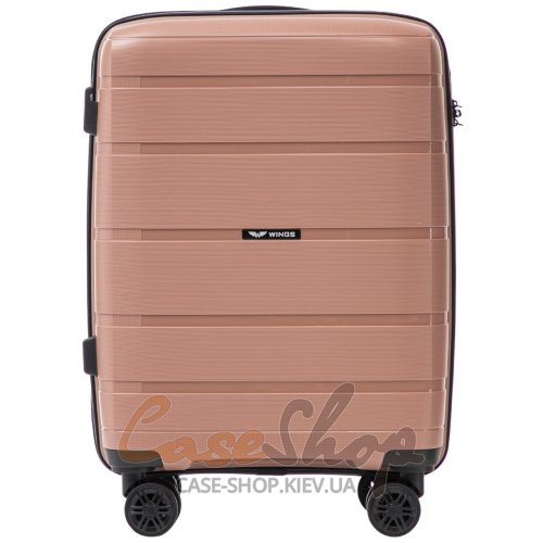 Валіза мала 4 колеса HWF01/S 2.0 rose gold WINGS (Польща)